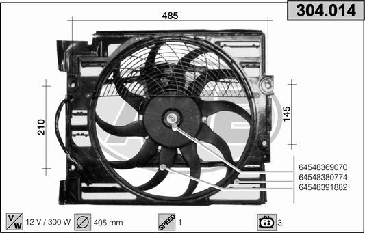 AHE 304.014 - Fen, radiator furqanavto.az