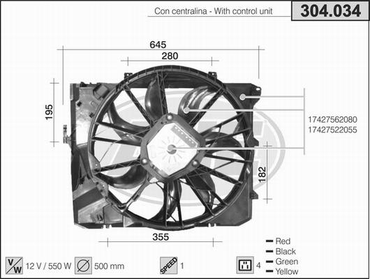 AHE 304.034 - Fen, radiator furqanavto.az