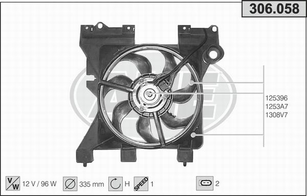 AHE 306.058 - Fen, radiator furqanavto.az