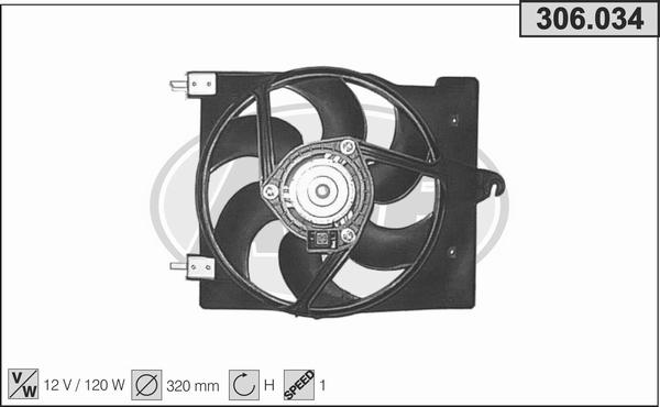 AHE 306.034 - Fen, radiator furqanavto.az