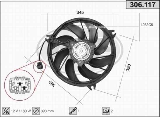 AHE 306.117 - Fen, radiator furqanavto.az