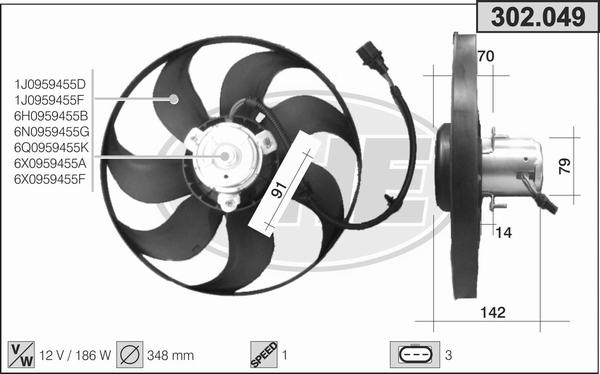 AHE 302.049 - Fen, radiator furqanavto.az