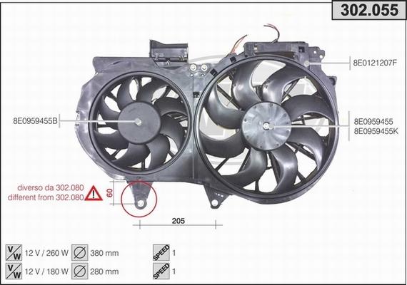 AHE 302.055 - Fen, radiator furqanavto.az