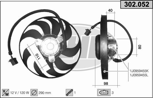 AHE 302.052 - Fen, radiator furqanavto.az