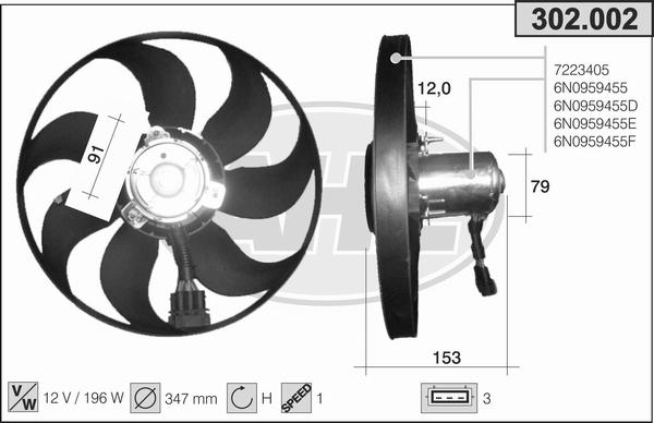 AHE 302.002 - Fen, radiator furqanavto.az