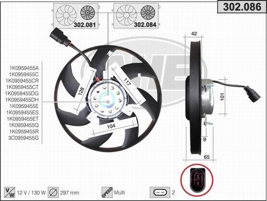 AHE 302.086 - Fen, radiator furqanavto.az