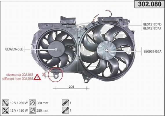 AHE 302.080 - Fen, radiator www.furqanavto.az