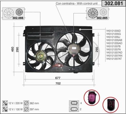 AHE 302.081 - Fen, radiator furqanavto.az