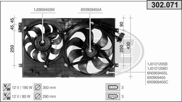 AHE 302.071 - Fen, radiator www.furqanavto.az