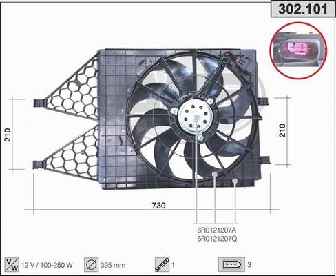 AHE 302.101 - Fen, radiator furqanavto.az