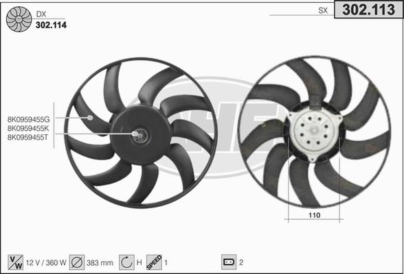 AHE 302.113 - Fen, radiator furqanavto.az