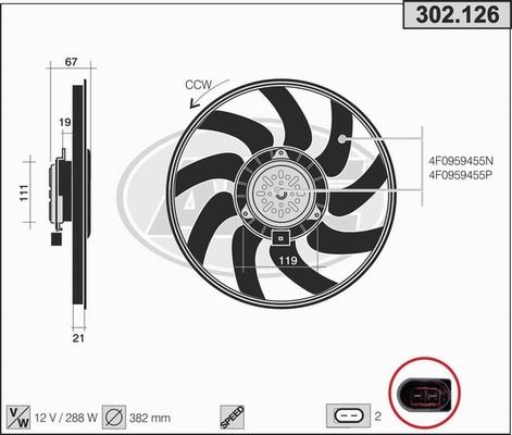 AHE 302.126 - Fen, radiator furqanavto.az