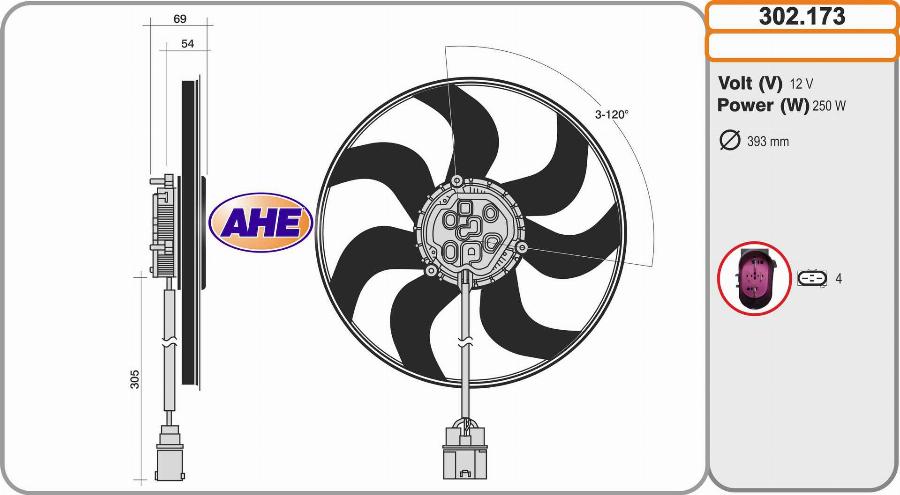 AHE 302.173 - Fen, radiator furqanavto.az
