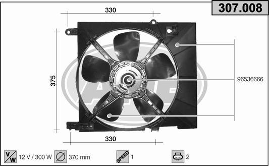 AHE 307.008 - Fen, radiator furqanavto.az