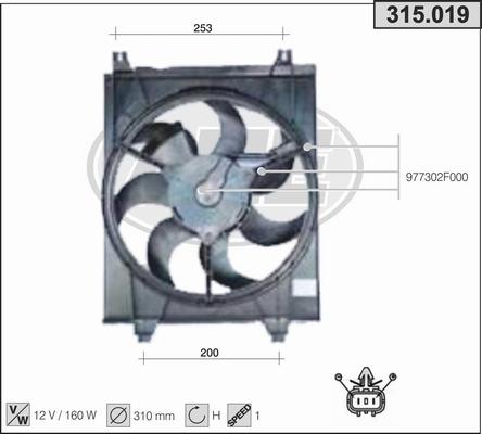 AHE 315.019 - Fen, radiator furqanavto.az