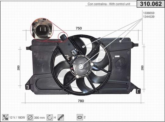 AHE 310.062 - Fen, radiator furqanavto.az