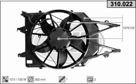 AHE 310.022 - Fen, radiator furqanavto.az