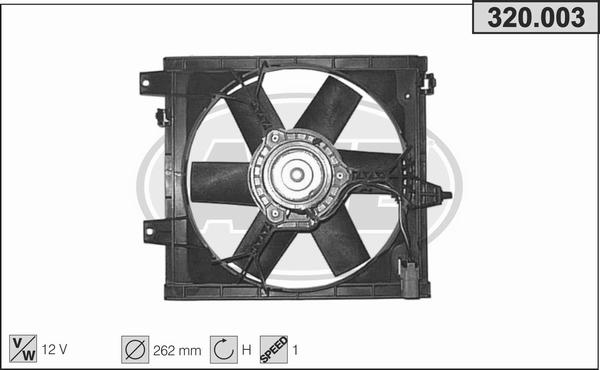 AHE 320.003 - Fen, radiator furqanavto.az