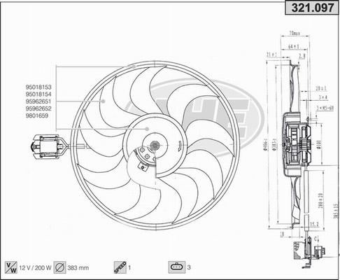 AHE 321.097 - Fen, radiator furqanavto.az