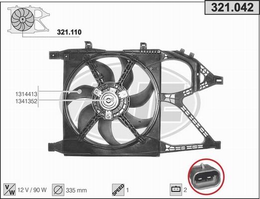 AHE 321.042 - Fen, radiator furqanavto.az