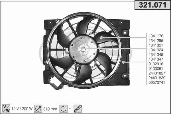 AHE 321.071 - Fen, radiator furqanavto.az