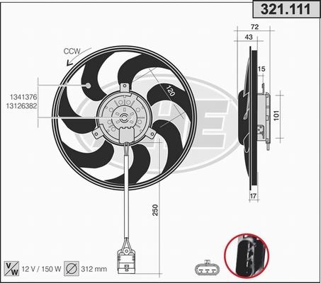 AHE 321.111 - Fen, radiator furqanavto.az