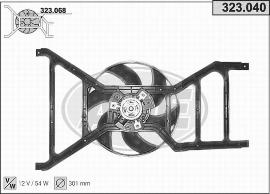 AHE 323.040 - Fen, radiator furqanavto.az