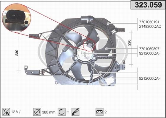 AHE 323.059 - Fen, radiator furqanavto.az