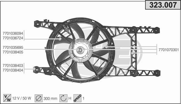 AHE 323.007 - Fen, radiator furqanavto.az