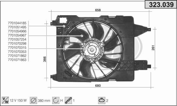 AHE 323.039 - Fen, radiator furqanavto.az