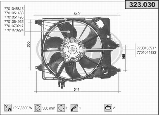 AHE 323.030 - Fen, radiator furqanavto.az