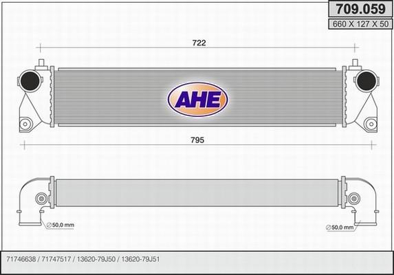 AHE 709.059 - Intercooler, şarj cihazı furqanavto.az