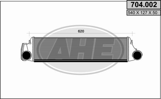 AHE 704.002 - Intercooler, şarj cihazı furqanavto.az