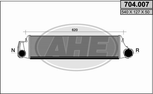 AHE 704.007 - Intercooler, şarj cihazı furqanavto.az