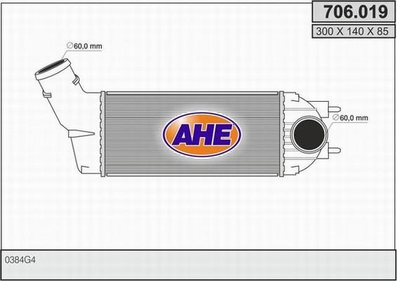 AHE 706.019 - Intercooler, şarj cihazı furqanavto.az