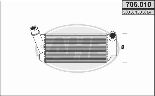 AHE 706.010 - Intercooler, şarj cihazı furqanavto.az