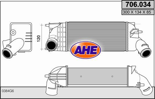 AHE 706.034 - Intercooler, şarj cihazı furqanavto.az