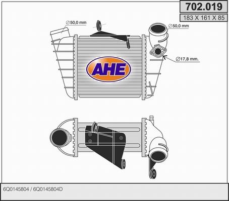 AHE 702.019 - Intercooler, şarj cihazı furqanavto.az