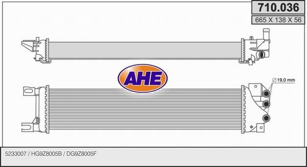 AHE 710.036 - Intercooler, şarj cihazı furqanavto.az