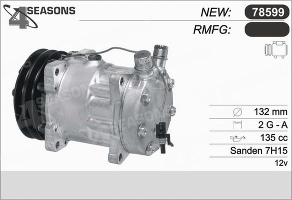 AHE 78599 - Kompressor, kondisioner furqanavto.az