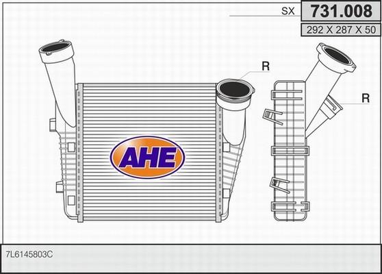 AHE 731.008 - Intercooler, şarj cihazı furqanavto.az