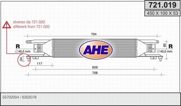 AHE 721.019 - Intercooler, şarj cihazı furqanavto.az