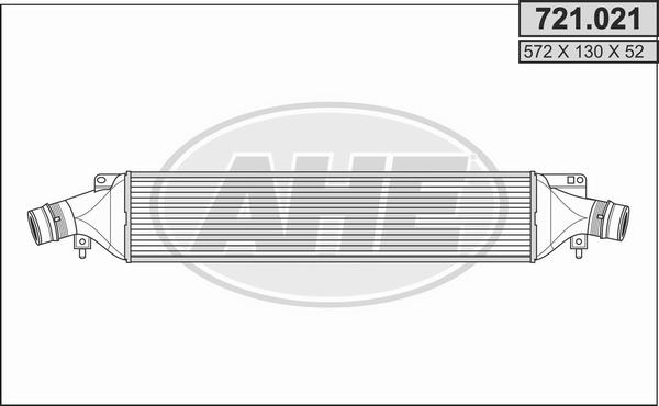 AHE 721.021 - Intercooler, şarj cihazı furqanavto.az