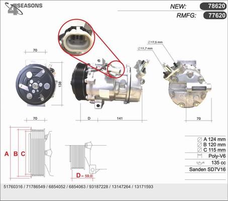 AHE 77620 - Kompressor, kondisioner furqanavto.az