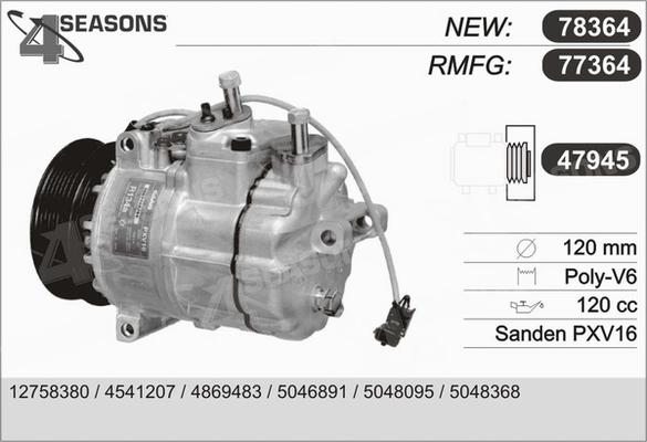 AHE 77364 - Kompressor, kondisioner furqanavto.az