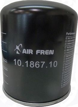AIR FREN 10.1867.10 - Hava qurutma kartuşu, sıxılmış hava sistemi furqanavto.az