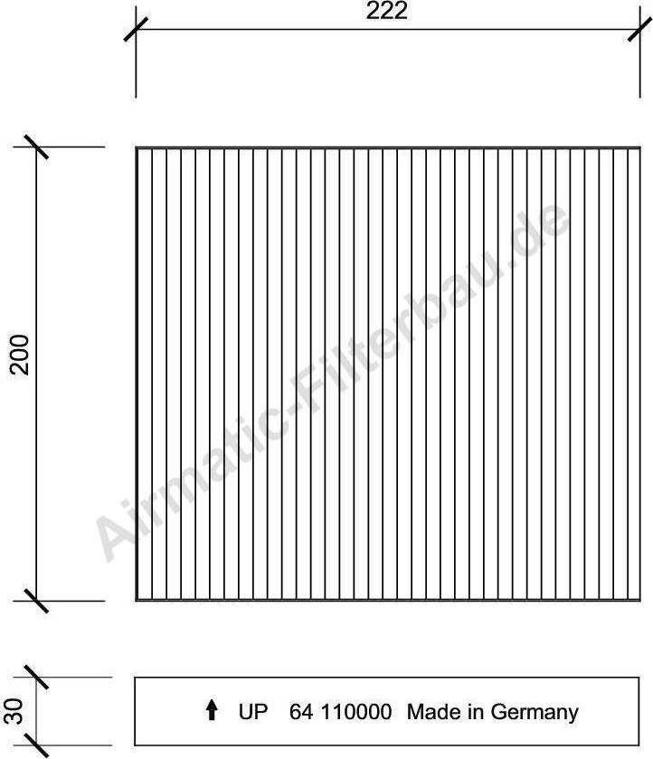 Airmatic IF0064 - Filtr, daxili hava furqanavto.az