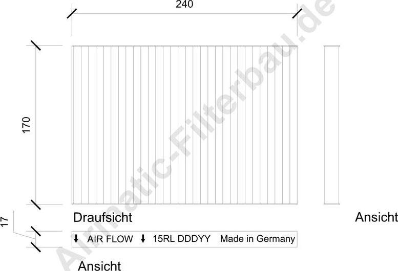 Airmatic IF0015RL - Filtr, daxili hava furqanavto.az