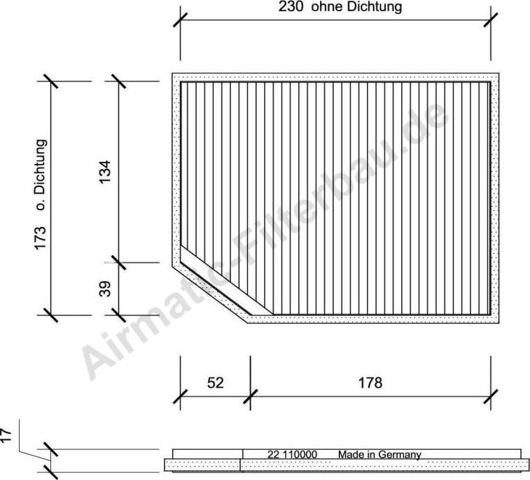 Airmatic IF0022 - Filtr, daxili hava furqanavto.az