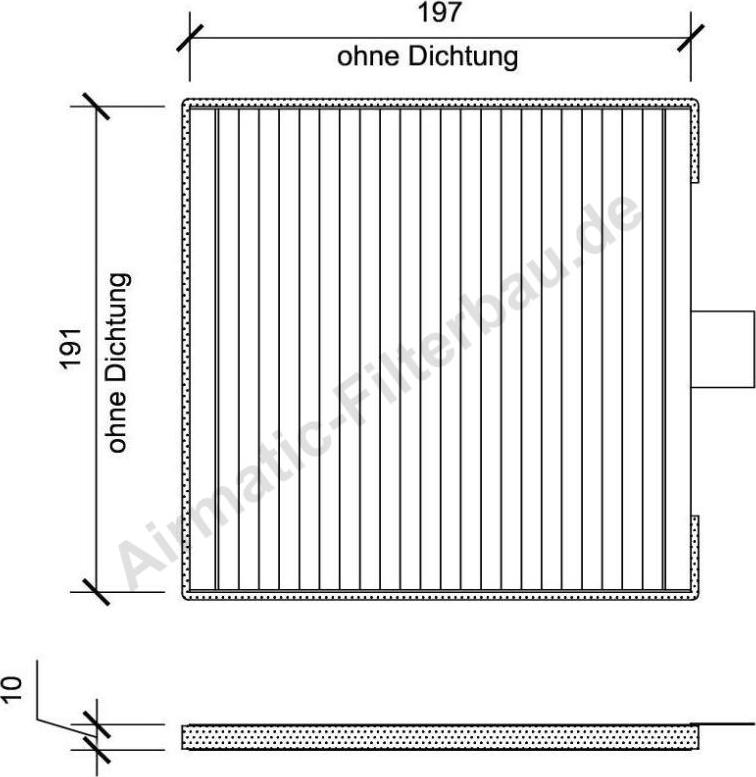 Airmatic IF0191 - Filtr, daxili hava furqanavto.az